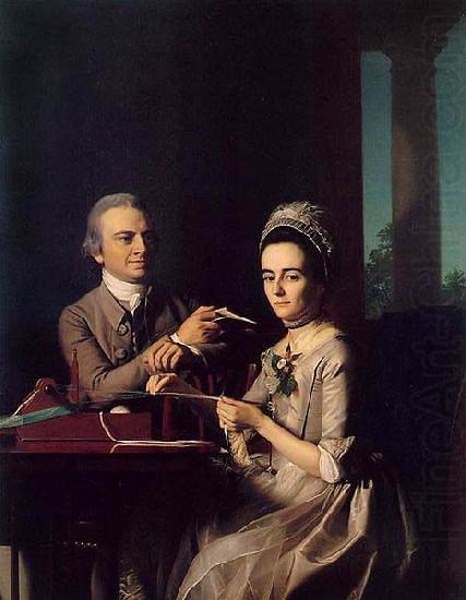 John Singleton Copley Mr. and Mrs. Thomas Miffin (Sarah Morris) (Thomas Mifflin) china oil painting image